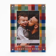 Acrylic Plaid Photo Frame 4