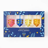 Hanukkah Acrylic Dreidel Set