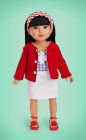 Mirielle 18'' espari Doll - Black Straight Hair - Dark Brown Eyes