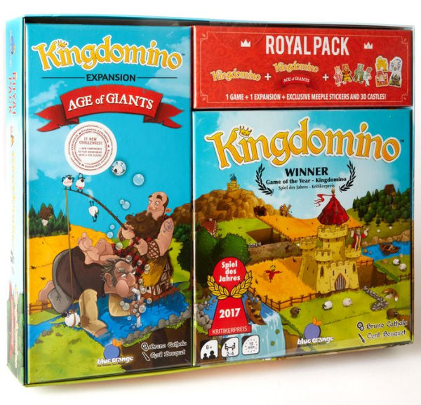 Kingdomino Royal Pack- Original Kingdomino and Age of Giants Expansion Games (B&N Exclusive)
