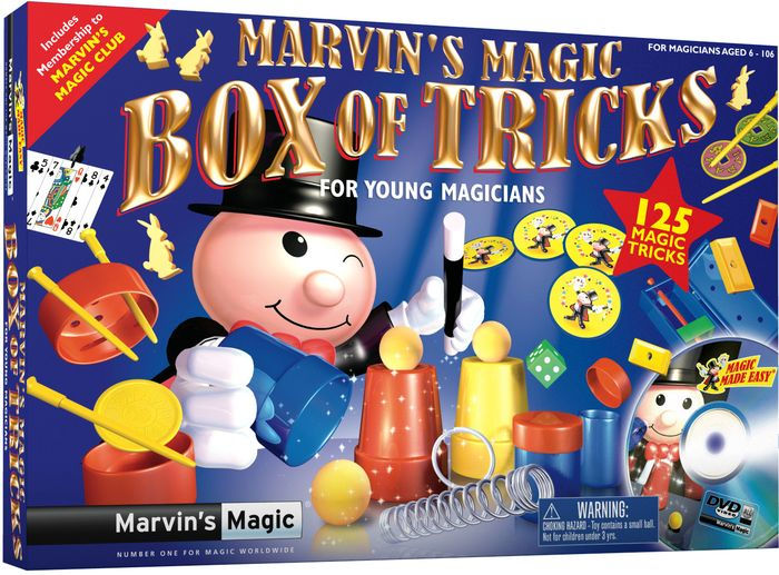 Marvin's Magic Box of 125 Tricks by Reeves International Inc. 808446004428 Item Barnes
