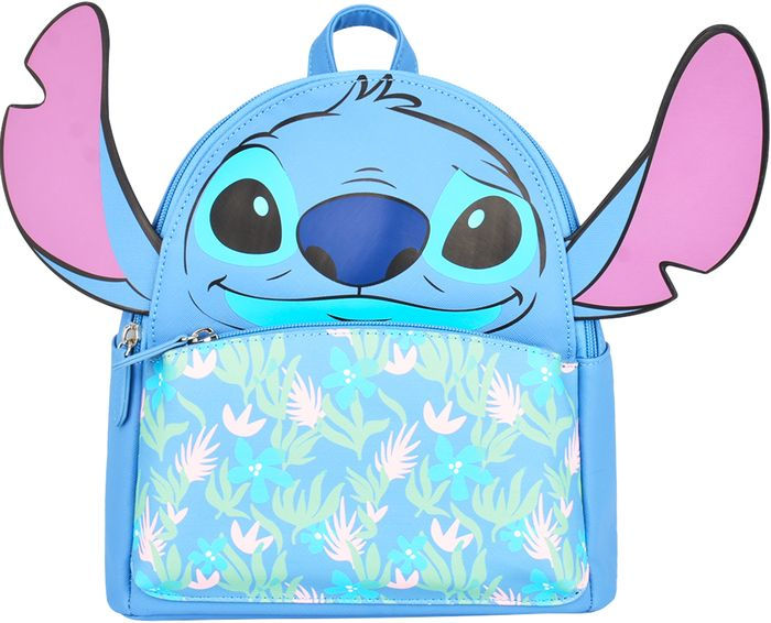 Stitch Mini Backpack with Lunch Box Set for Toddler Preschool - Bundle with  11'' Stitch Backpack Mini, Stitch Lunch Bag, Stickers, Temporary Tattoos
