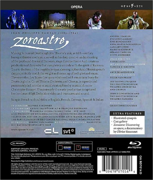 Zoroastre [Blu-ray]