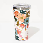 Alternative view 1 of White Lively Floral Tumbler