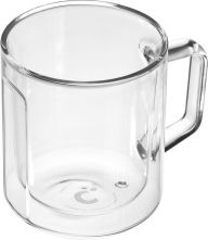Title: Glass Mug 12oz Double Pack Clear