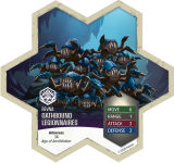 Alternative view 3 of Heroscape Age of Annihilation Oathbound Phalanx and Oathbound Legionnaries Army Expansion