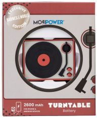 Title: Mojipower Red Turntable Portable Charger