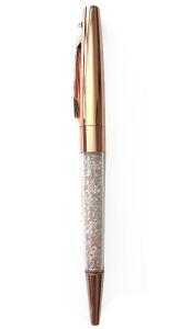 Title: Crystal Rose Gold Pen