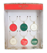 Title: Enamel Wine Charms - Set of 6