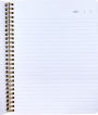 Alternative view 2 of Compass Spiral Notebook with Frosted Cover (7x9) 96 sheets