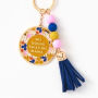 My Squad Calls Me Mama Tassel Keychain