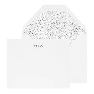 Title: Hello Speckle Dot Stationery Set