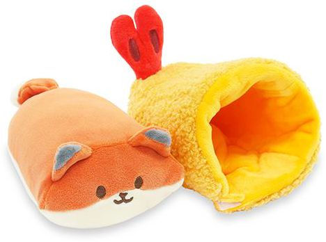 Anirollz Sushi Ebi Fry Foxiroll Plush Blanket (Small)