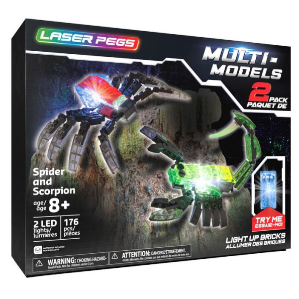 Laser Pegs Multi-Model - Spider & Scorpion - Duo Set