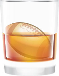 Title: Happy Hour Football Ice Mold Set of 4