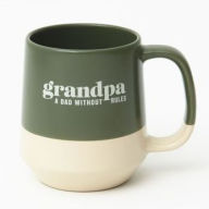 Grandpa a Dad Without Rules Mug