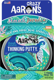 Title: Mega Peacock Paradise - 1 Pound Thinking Putty Tin