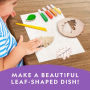Alternative view 3 of National Geographic Leaf Dish Air-Dry Clay Kit