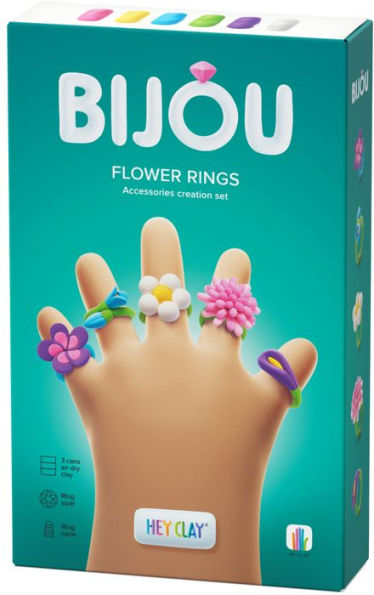 Hey Clay Bijou Flower Ring