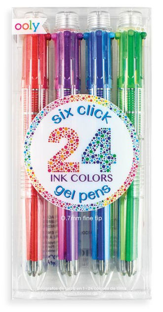 Colorful Click Pens -- Colorful Novelty Pens