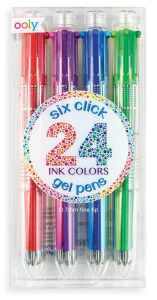 Title: Six Click Gel Pens - Set of 4