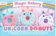 Title: Magic Bakery Unicorn Donuts Scented Erasers - Set of 3