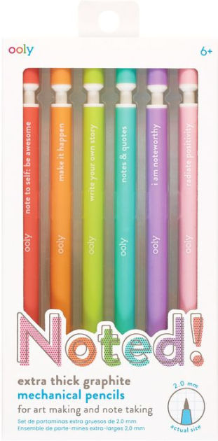 Noted! Graphite Mechanical Pencils - Set of 6 by OOLY
