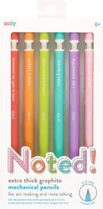 Title: Noted! Graphite Mechanical Pencils - Set of 6
