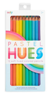 Pastel Hues Colored Pencils - Set of 12