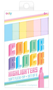 Title: Color Block Highlighters - Set of 6