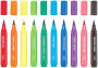 Alternative view 3 of Big Bright Brush Markers - set of 10