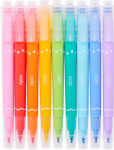 Alternative view 2 of Confetti Stamp Double-Ended Markers - Set of 9