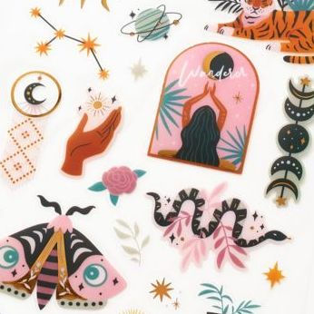 Boho Chic Stickers