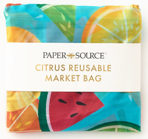 Citrus Packable Market Bag