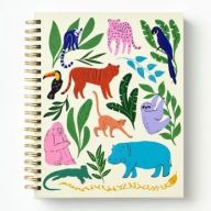 Title: Jungle Animals 9x11 Spiral Journal