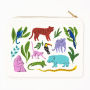 Alternative view 2 of Jungle Animals Canvas Pencil Pouch