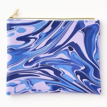 Blue Marble Large Pencil Pouch by Paper Source
