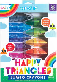 Title: Happy Triangles Jumbo Crayons - Set of 12