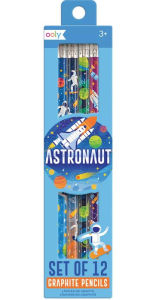 Title: Astronauts Graphite Pencils - Set of 12