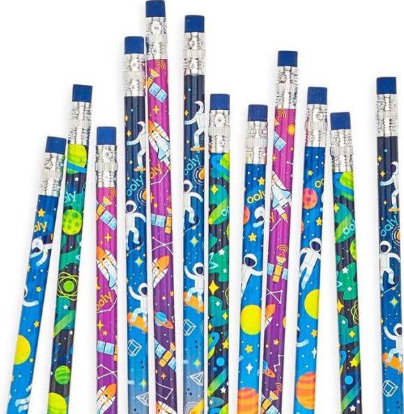 Astronauts Graphite Pencils - Set of 12