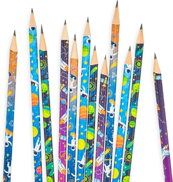 Astronauts Graphite Pencils - Set of 12