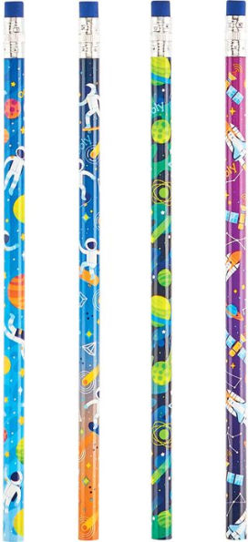 Astronauts Graphite Pencils - Set of 12