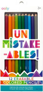 Un-Mistakeables Erasable Colored Pencils - Set of 12