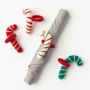 Candy Cane Napkin Rings S/4