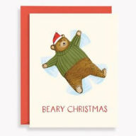 Snow Bear Holiday Card Set