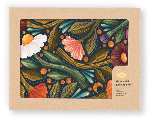 Nightsky Floral Note cards