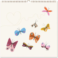 Title: 2025-2026 Seedlings Butterfly Kisses 17 Month Grid Wall Calendar