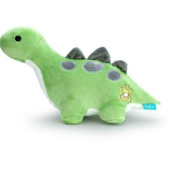 green stuffed dinosaur