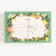 Title: Citrus Floral Recipe Cards
