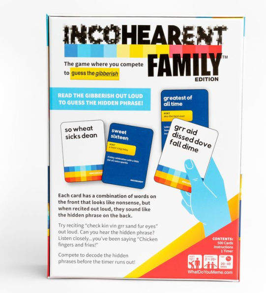 Incohearent Family Game